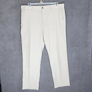 Callaway Golf Pants 38 x‎ 31 Light Khaki Straight Stretch Flat Front Grip Waist